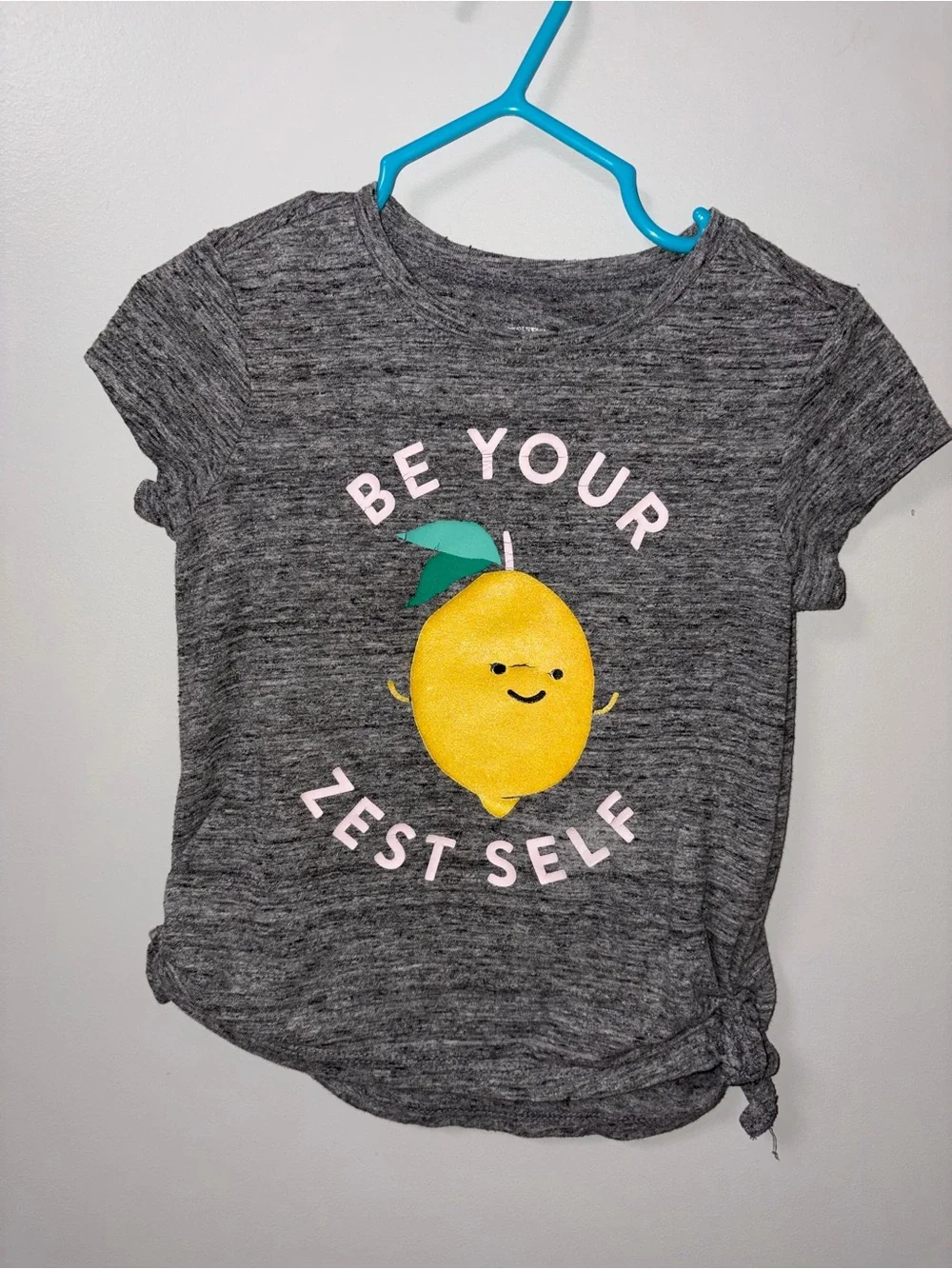 Old Navy Gray Lemon Graphic Be Your Zest Self Tee 18-24M Girls